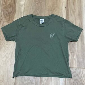 💥5 for $18💥 VS PINK Victoria’s Secret crop top tee XS